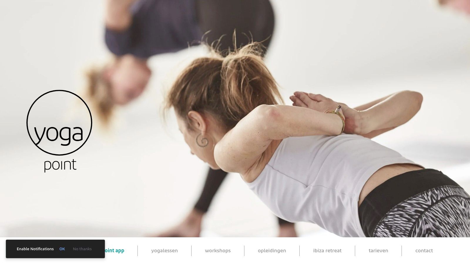 Screenshot from https://www.yogapoint.nl