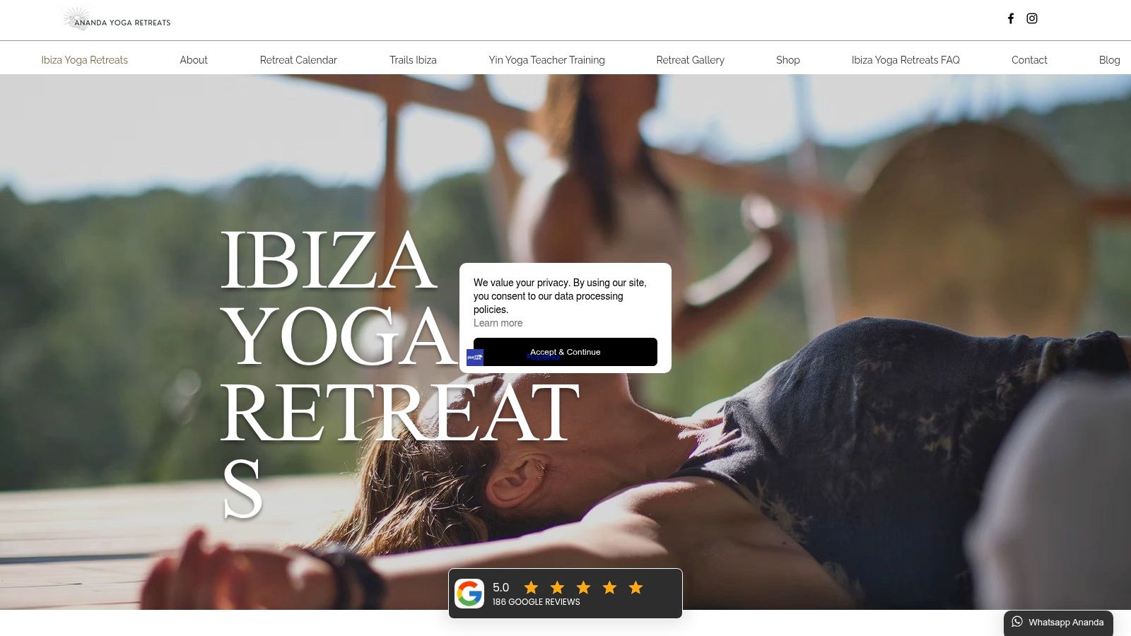 Ananda Yoga Retreats Ibiza